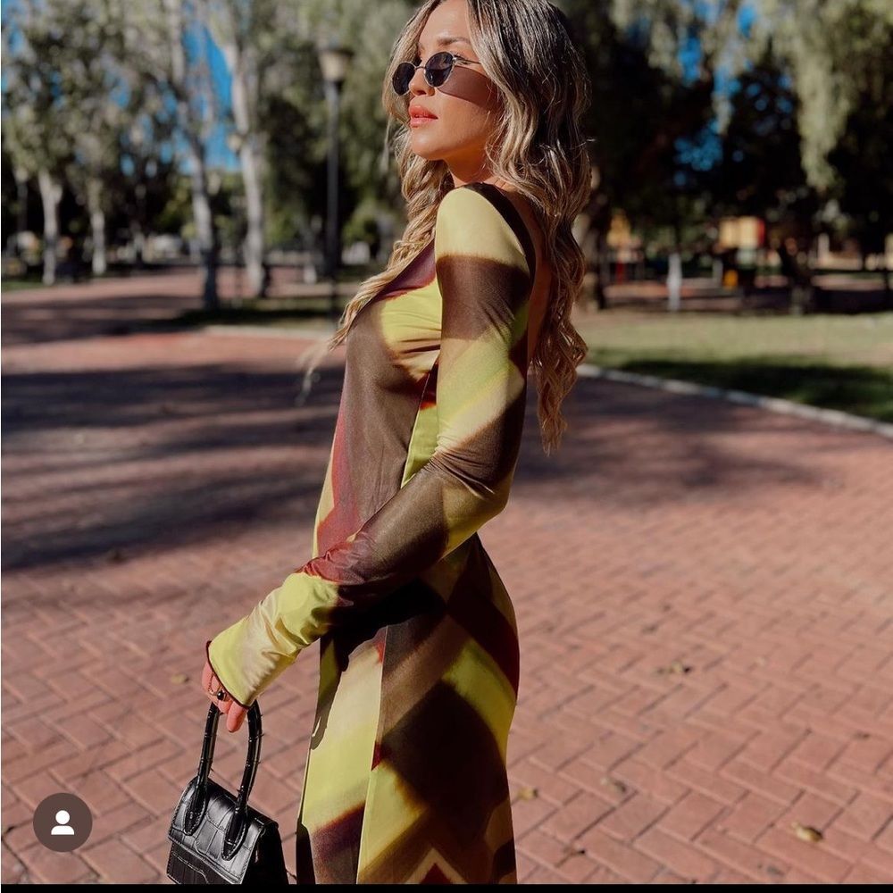 ZARA PRINTED DRESS - Picture 12 of 16